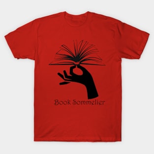 Book Sommelier crest black T-Shirt